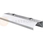 Přístěnná gastronomická digestoř z nerezové oceli, odsávací, trapézová 3900x1200x450 mm | ASBER, WEH-3912/2