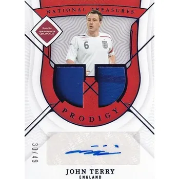 Sběratelský sportovní předmět AUTO jersey karta JOHN TERRY 22-23 National Treasures FIFA Road to the World Cup /49