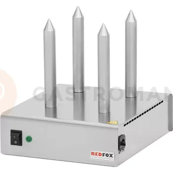 Ohřívač nápojů Hot-dog 4 trny, 0,1 kW | REDFOX, HD-4