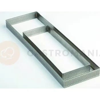 Výroba svíčky Cukrářská perforovaná forma na dorty - obdelníková - 9x29x2 cm | PAVONI, XF299020