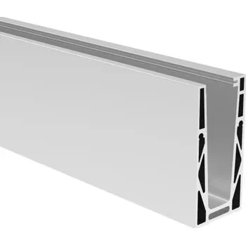 Zábradlí Hahn Steel Al kotvící profil - kotvení vrchní, 6000mm natural