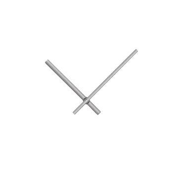 Hodiny Stříbrné rovné hliníkové ručičky na hodiny 145 mm | 113 mm APH015S