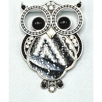 Brož Sova barevná - brož č.2