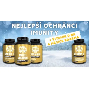GoldNutrition Balíček pro podporu imunity + Vitamin D3 na 4 měsíce zdarma