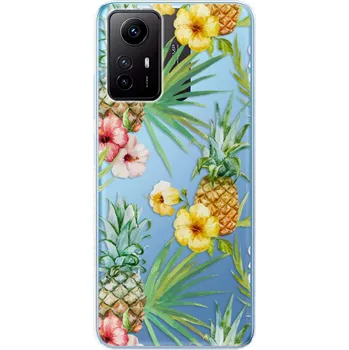 Odolné silikonové pouzdro iSaprio - Pineapple Pattern 02 - Xiaomi Redmi Note 12S