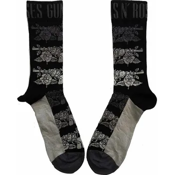 Pánské ponožky Guns N Roses ponožky, Monochrome Pistoles, unisex - velikost 7 až 11 (41 až 45)