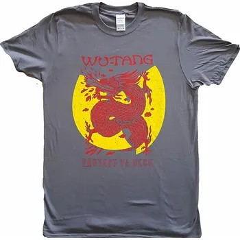 Pánská móda Wu-Tang Clan tričko, Inferno Grey, pánské L