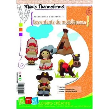 Nádoba na pečení Forma odlévací plastová DTM, motiv Divoký západ