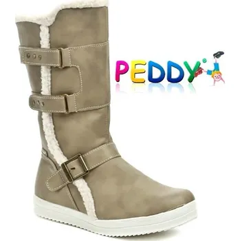 Dívčí baleríny Dětské boty Peddy PR-533-32-02 hnědá - 28