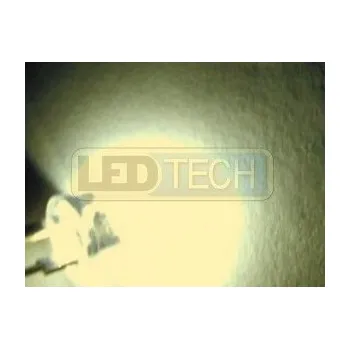 Dioda LED dioda 8mm straw hat 0.5W teplá bílá