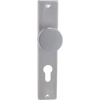 Dveřní kování MPK - KOULE PEVNÁ - SH PZ otvor pro vložku, 72 mm, koule pevná ks BN - Broušená nerez