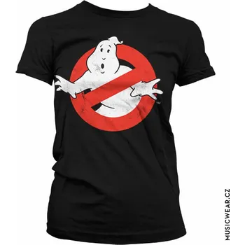 Dámské tričko Ghostbusters tričko, Distressed Logo Girly, dámské S