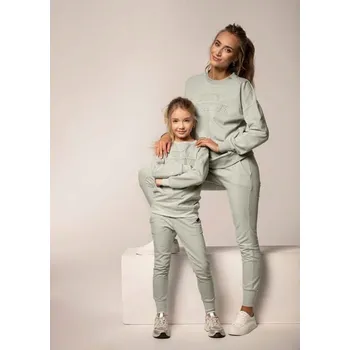Tepláková souprava MÁMA A DCERA mintová - XL