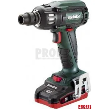 Metabo SSW 18 LTX 400 BL 2x 3,1 Ah LiHD aku rázový utahovák 602205670