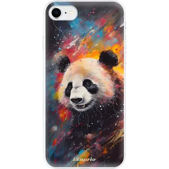 Pouzdro na mobilní telefon Odolné silikonové pouzdro iSaprio - Panda 02 - iPhone SE 2020