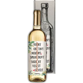 Dárkové víno - Dědeček - Chardonnay 0,75