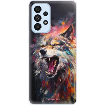 Telefonní příslušenství Odolné silikonové pouzdro iSaprio - Abstract Wolf - Samsung Galaxy A33 5G