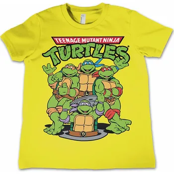 Chlapecké tričko Želvy Ninja tričko, Group Kids Yellow, dětské XS velikost XS (4 roky)