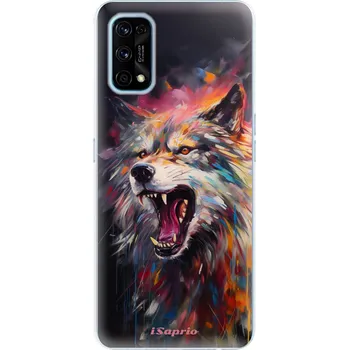 Pouzdro na mobilní telefon Odolné silikonové pouzdro iSaprio - Abstract Wolf - Realme 7 Pro