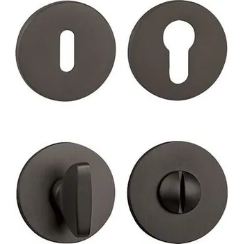 Dveřní kování TI - ROZETA - R 5S rozety WC T - Titan (141)