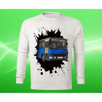 Pánská mikina mikina IKARUS 280 dámská M (mikina s autobusem)