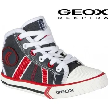 Dětská móda Chlapecké tenisky GEOX J KIWI C - CANV + TUMB.GBK - 32