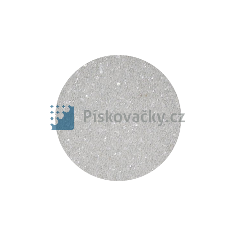 Balotina: skleněné mikroperly, SiO2, (box 1kg), Abraziva - Typ B-F134 SIO2 Tryskací materiál pískování - Abrazivo, Balotina, box 1kg