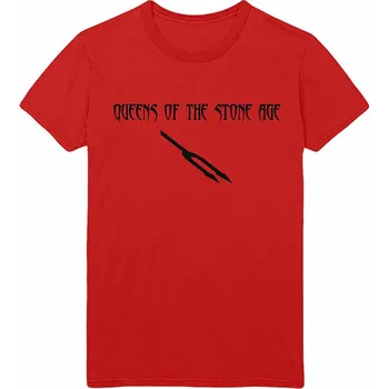 Pánská móda Queens of the Stone Age tričko, Deaf Songs Red, pánské XL