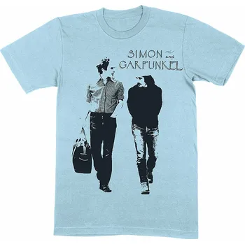 Pánská móda Simon & Garfunkel tričko, Walking Blue, pánské XL