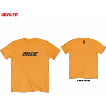 Karnevalový kostým Billie Eilish tričko, Racer Logo &amp; Blohsh BP Orange, dětské XL velikost XL (11-12 let)