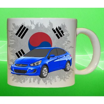 hrnek s Hyundai Accent 330ml (hrneček s osobním autem Hyundai)