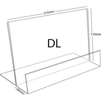 Plexi stojánek zásobník DL na šířku (s přednosem) DL - PX-ZT-Š - 1 ks