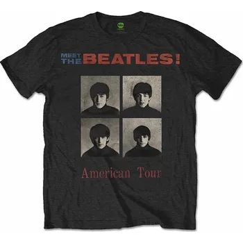 Pánská móda The Beatles tričko, American Tour 1964, pánské M