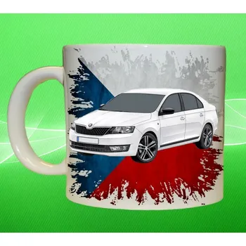 hrnek s autem České auta 39 450ml (hrneček s osobním autem České výroby)