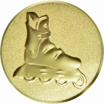 Emblém in-line brusle, pr. 50 mm, zlato