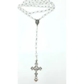 Růženec Růženec č.10 skleněné matné korálky