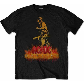 Pánská móda AC/DC tričko, Bonfire Black, pánské M