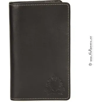 Obal na doklad Černé pouzdro HIDESIGN na doklady, karty a pas 229-1041-02