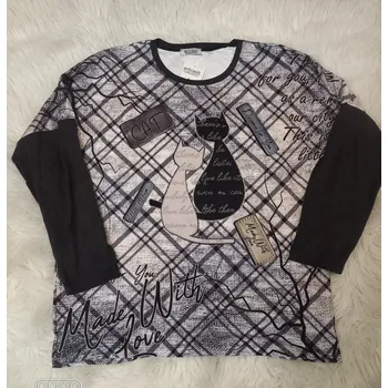 Dámská halenka Halenka s kočkami č.10