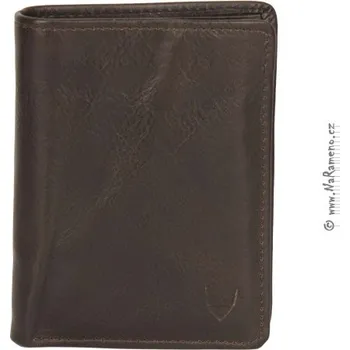 Peněženka Pánská hnědá kožená peněženka HIDESIGN na výšku s vnitřní zápinkou L-108