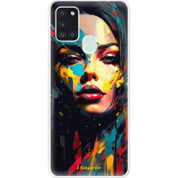 Pouzdro na mobilní telefon Odolné silikonové pouzdro iSaprio - Abstract Women - Samsung Galaxy A21s