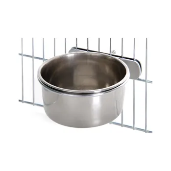 Krmítko pro ptáka JK Animals Nerezová miska pro ptáky - pr. 10 cm