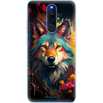 Pouzdro na mobilní telefon Odolné silikonové pouzdro iSaprio - Mysterious Wolf - Xiaomi Redmi 8