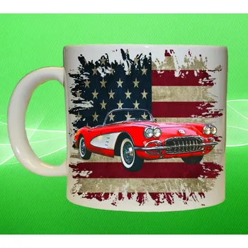 hrnek s Chevrolet Corvette 150ml (hrneček s osobním autem )