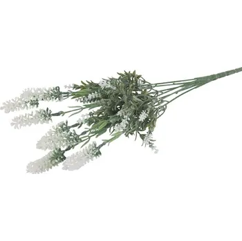 Umělá levandule bílá X4929-01 - 15 x 9 x 46 cm