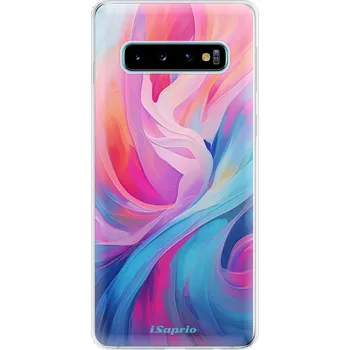 Pouzdro na mobilní telefon Odolné silikonové pouzdro iSaprio - Abstract Wave 02 - Samsung Galaxy S10