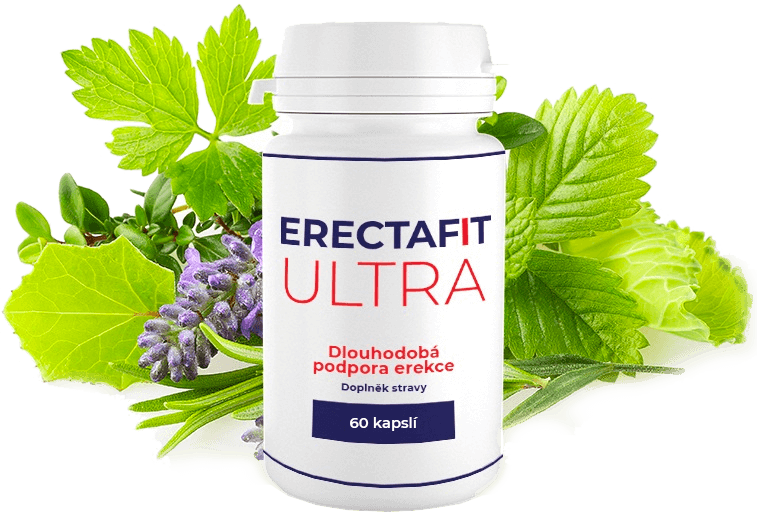 Erectafit ULTRA 2 balení na podporu erekce a funkce pohlavních orgánů muže
