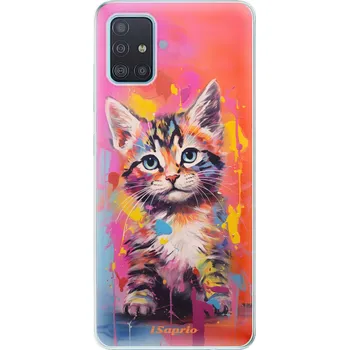 Odolné silikonové pouzdro iSaprio - Kitten - Samsung Galaxy A51