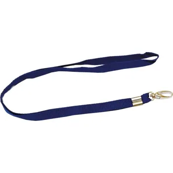 Šňůrka modrá s karabinou