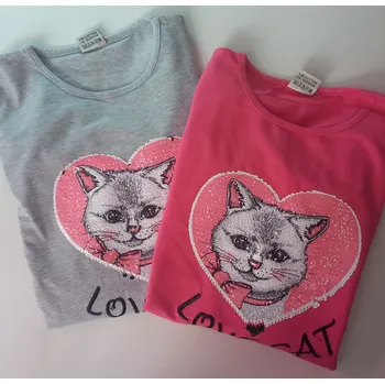 Dívčí tričko Dívčí triko s dlouhým rukávem, zateplené